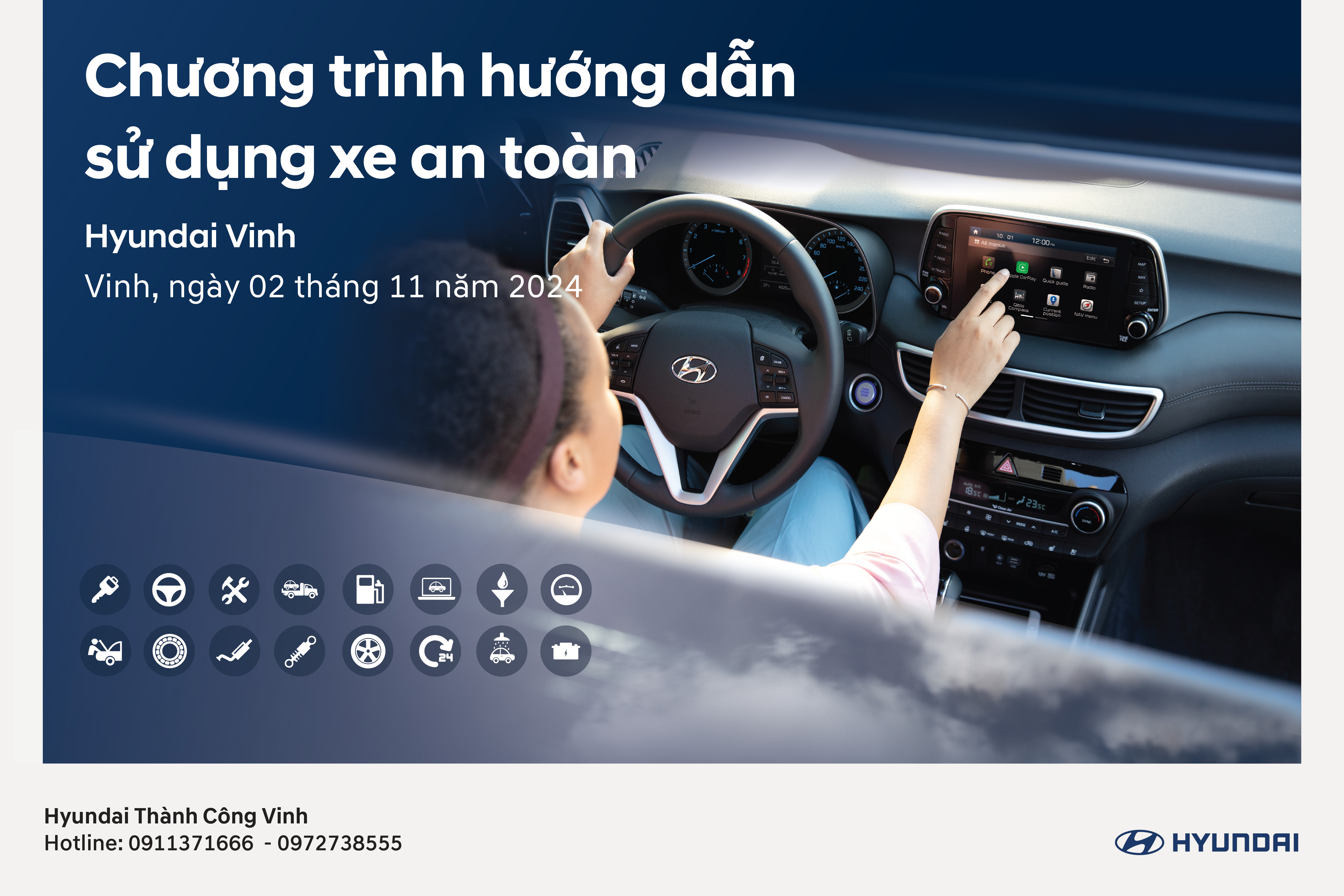 CHƯƠNG TRÌNH HƯỚNG DẪN SỬ DỤNG XE AN TOÀN NGÀY 02/11/2024 